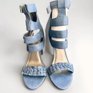 New Michael Antonio Navy gladiator booties size 10